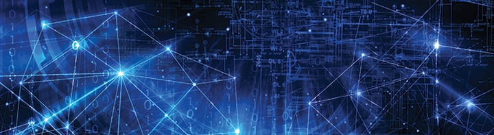 abstract image of connected points