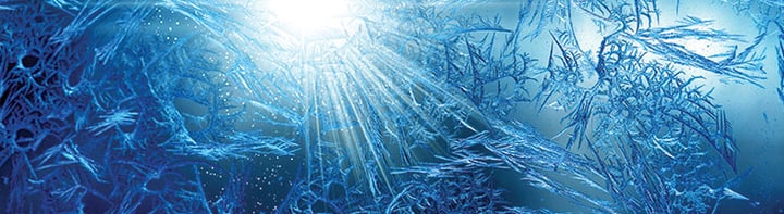 ice crystals connecting